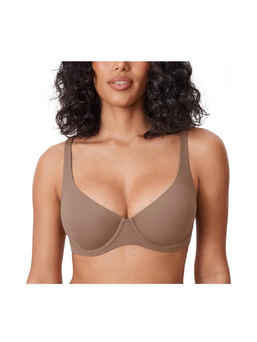 DELIMIRA Women's Confishape Unlined Balconette Bra